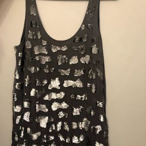 Club Monaco Glitter tank top size medium